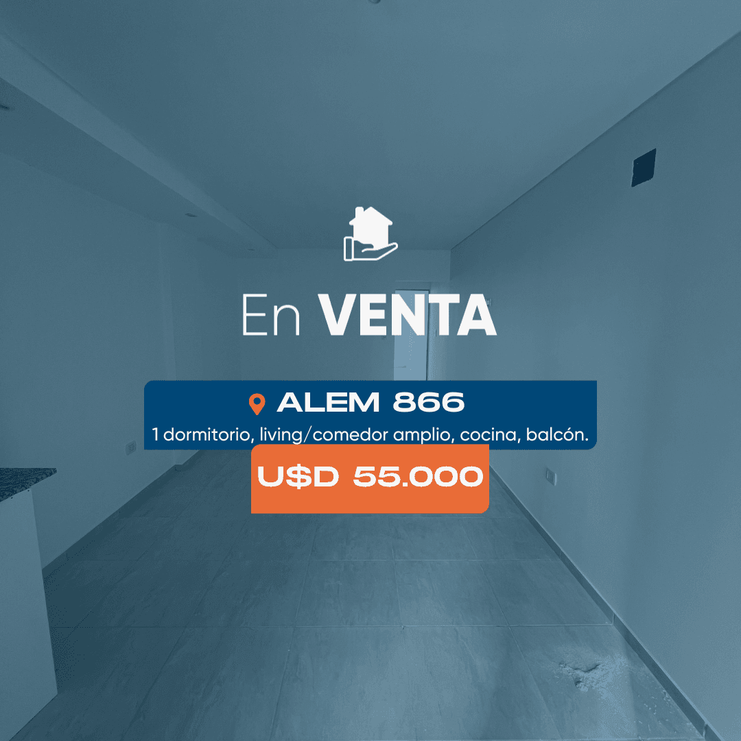 VENDEMOS DEPTO A ESTRENAR 1 DORM.