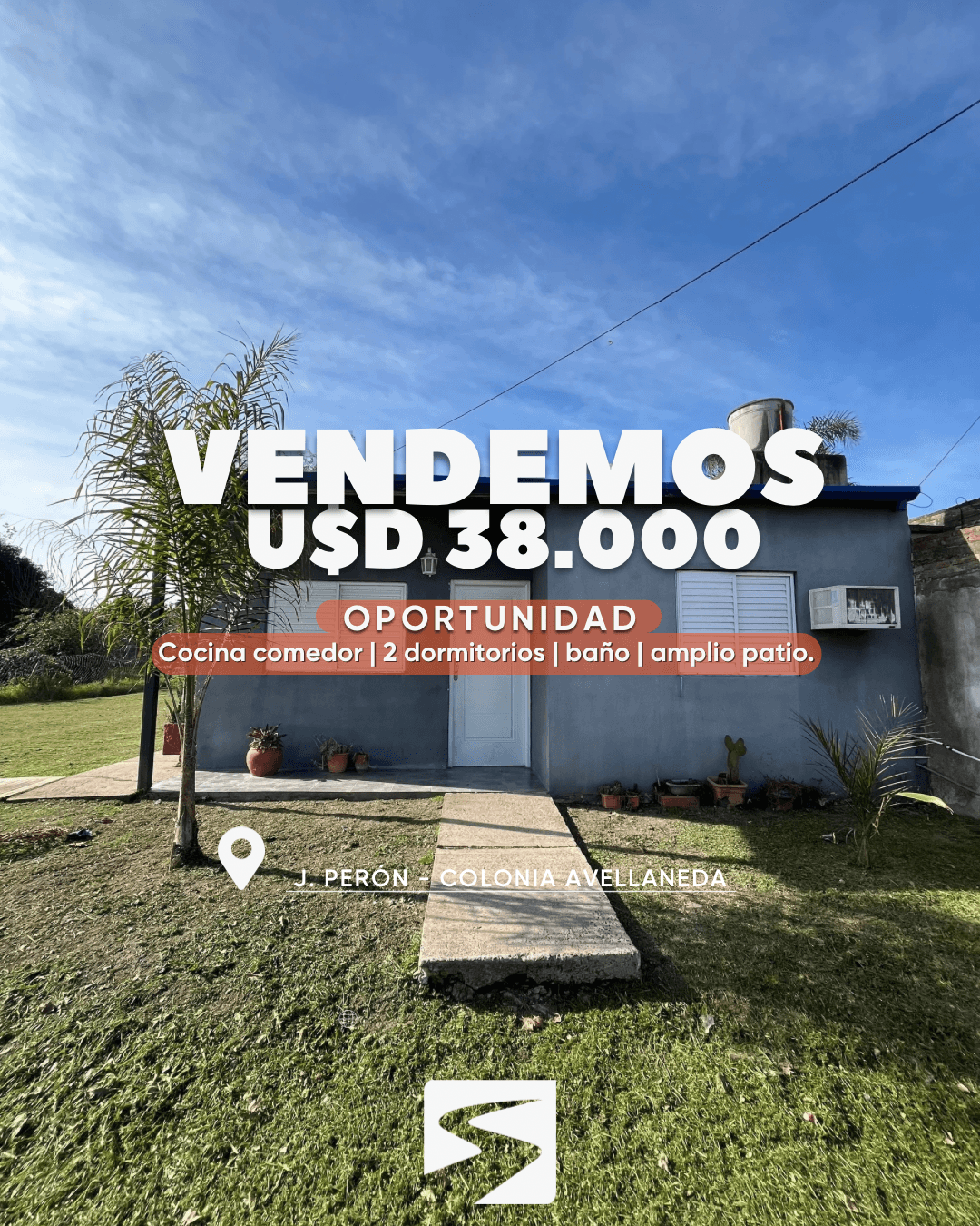 CASA CON AMPLIO PATIO VERDE 