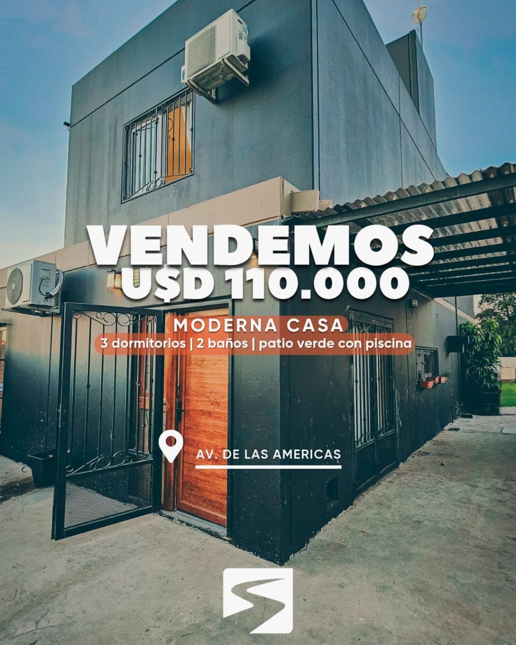 CASA EN VENTA 3 DORMITORIO