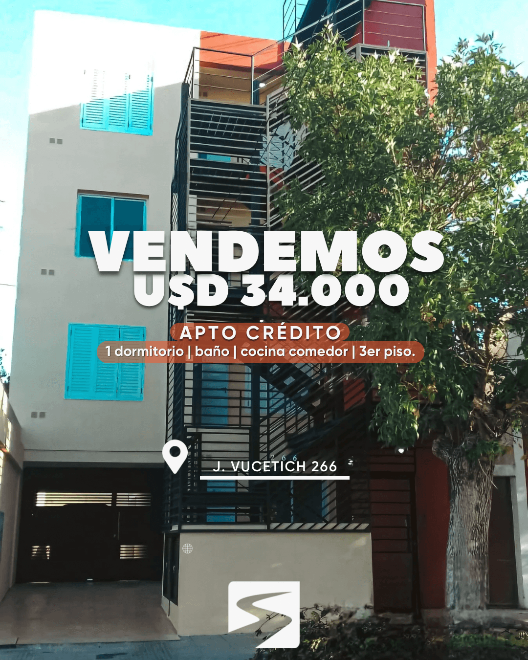 VENDO DEPARTAMENTO ZONA TERMINAL IDEAL PARA RENTA