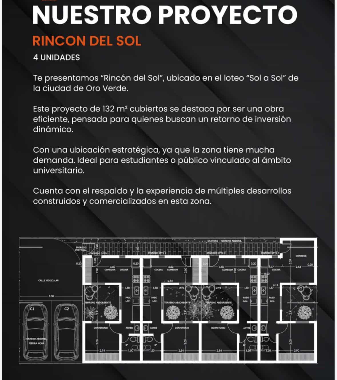 Imagen de la propiedad LOTEO EN VENTA | SOL A SOL - ORO VERDE